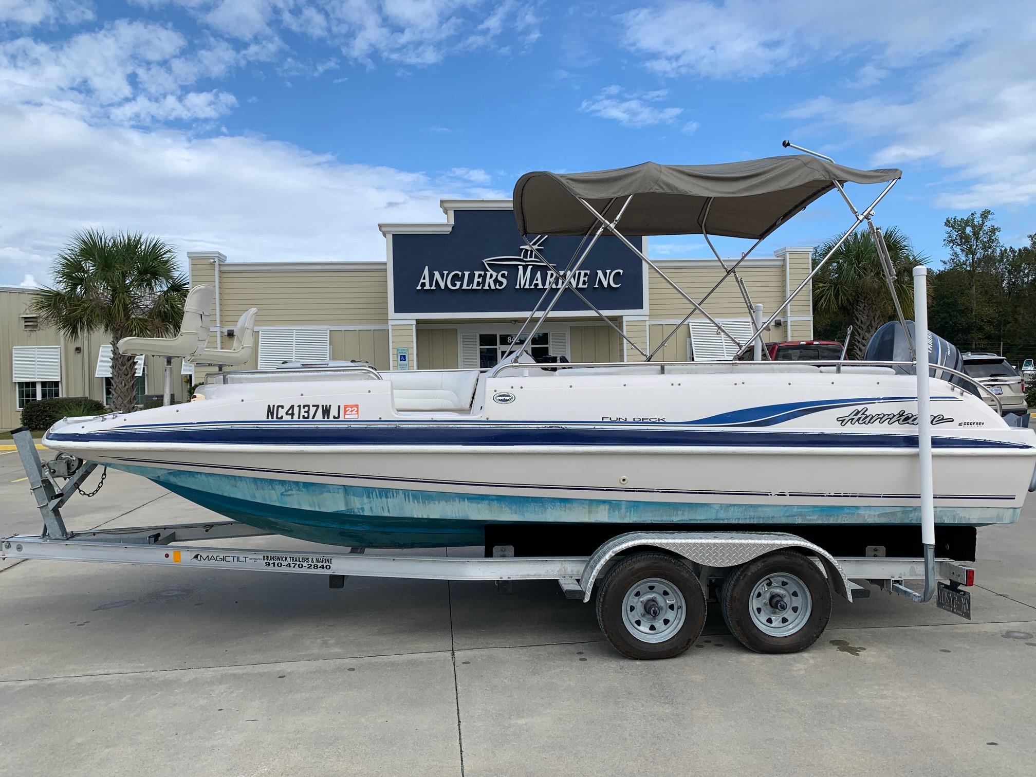 1998 Hurricane Fun Deck 201 OB For Sale In NC Angler's Marine 910